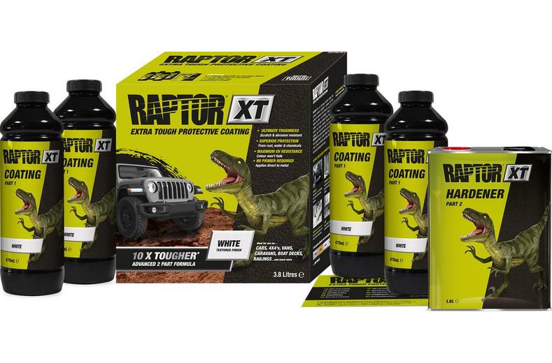 Raptor XT 4 Bottle Kit White Raptor XT 4 Bottle Kit White