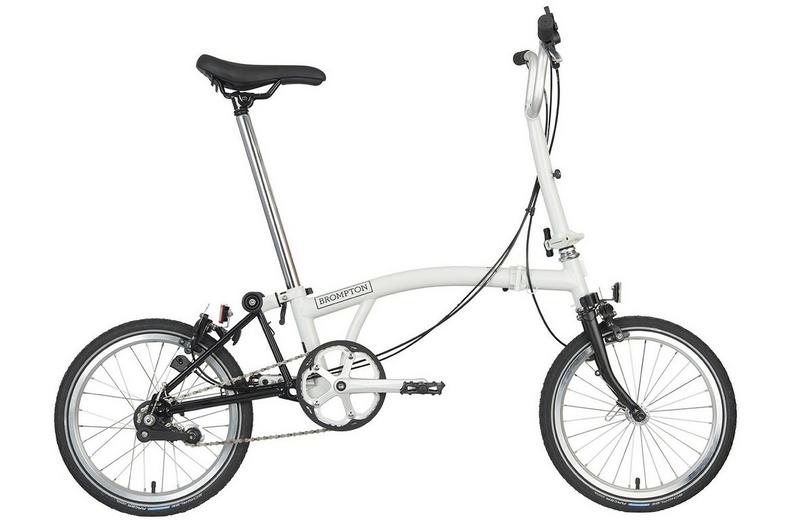 Ex-Display Brompton A Line Folding Bike, Papyrus White - 16" Wheel Ex-Display Brompton A Line Folding Bike, Papyrus White - 16" Wheel
