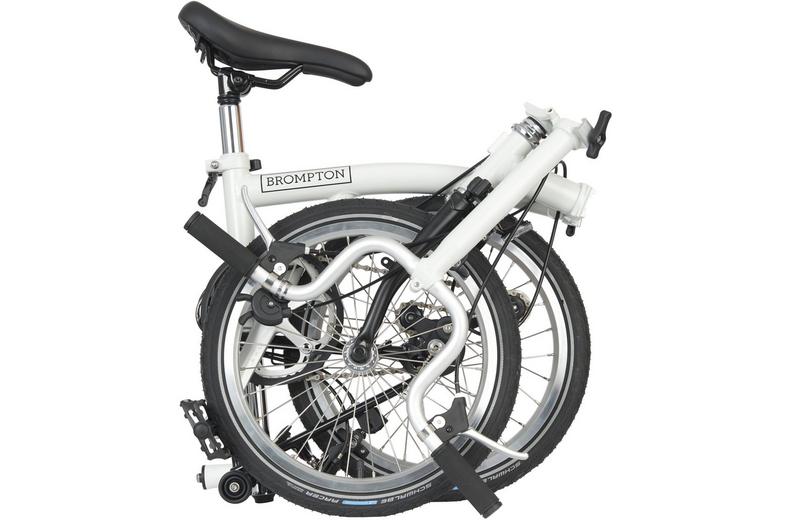 Ex-Display Brompton A Line Folding Bike, Papyrus White - 16" Wheel Ex-Display Brompton A Line Folding Bike, Papyrus White - 16" Wheel