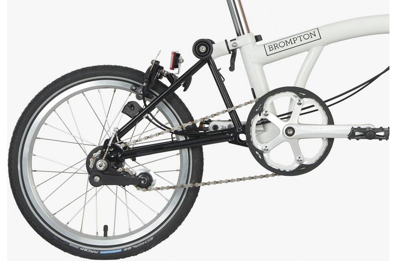 Ex-Display Brompton A Line Folding Bike, Papyrus White - 16" Wheel Ex-Display Brompton A Line Folding Bike, Papyrus White - 16" Wheel