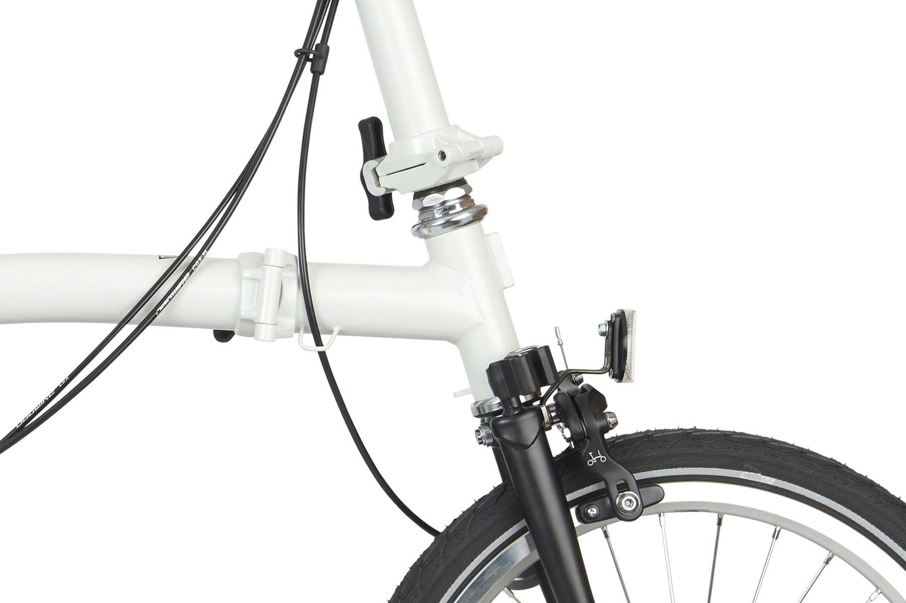 Ex-Display Brompton A Line Folding Bike, Papyrus White - 16" Wheel