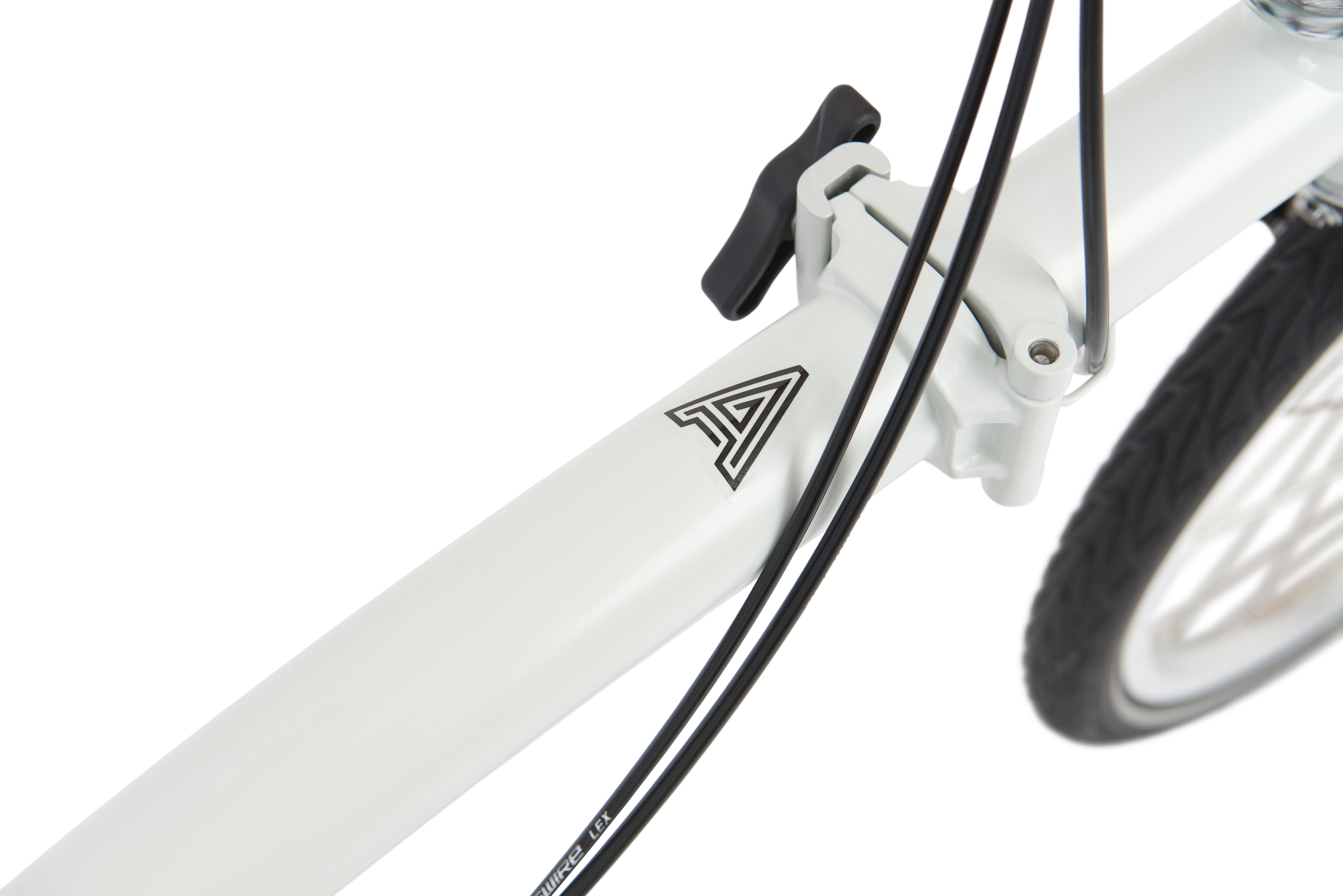 Ex-Display Brompton A Line Folding Bike, Papyrus White - 16" Wheel