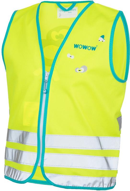 Halfords Wowow Crazy Monster Kids Safety Vest Fluo Yellow L | Extra 8% off for BC Members