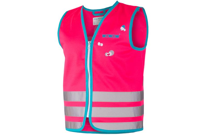 Wowow Crazy Monster Kids Safety Vest Fluo Pink Wowow Crazy Monster Kids Safety Vest Fluo Pink