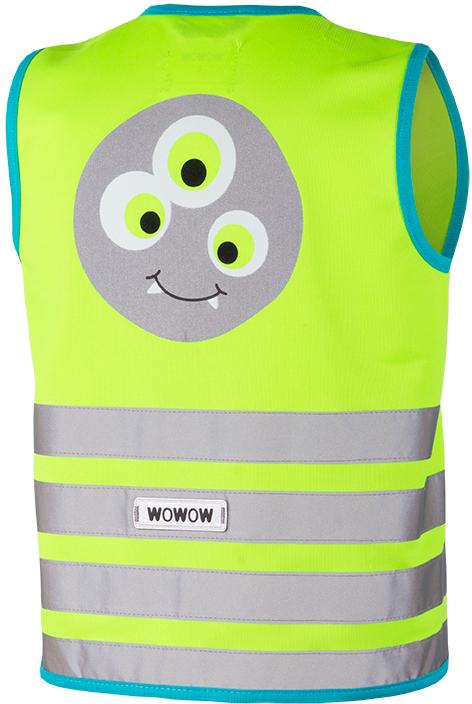 Wowow Crazy Monster Kids Safety Vest Fluo Green