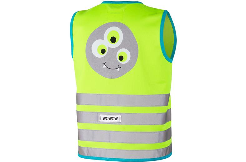 Wowow Crazy Monster Kids Safety Vest Fluo Green Wowow Crazy Monster Kids Safety Vest Fluo Green