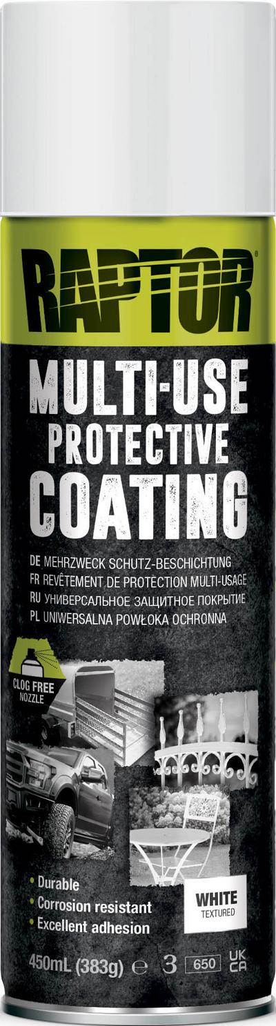 RAPTOR MULTI-USE PROTECTIVE COATING - WHITE 450ML AEROSOL