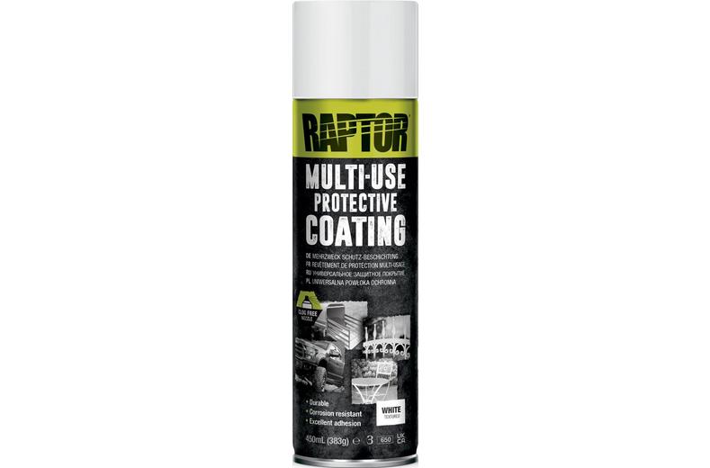RAPTOR MULTI-USE PROTECTIVE COATING - WHITE 450ML AEROSOL RAPTOR MULTI-USE PROTECTIVE COATING - WHITE 450ML AEROSOL