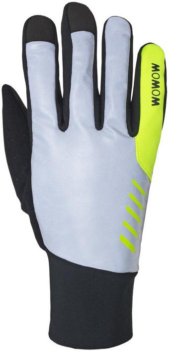 Wowow Night Stroke Gloves - Yellow | Halfords UK