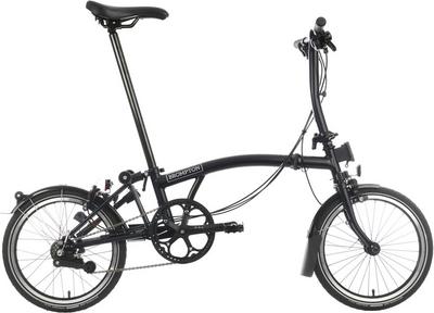 Ex-Display Brompton C Line Explore Low Handlebar Folding Bike, Matt Black - 16" Wheel Ex-Display Brompton C Line Explore Low Handlebar Folding Bike, Matt Black - 16" Wheel