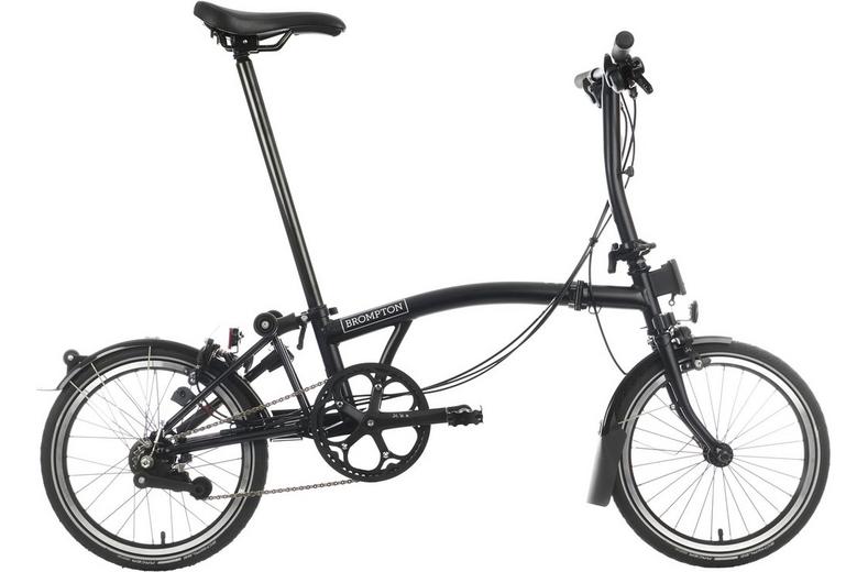 Ex-Display Brompton C Line Explore Low Handlebar Folding Bike, Matt Black - 16" Wheel Ex-Display Brompton C Line Explore Low Handlebar Folding Bike, Matt Black - 16" Wheel