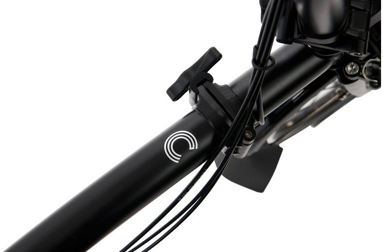 Ex-Display Brompton C Line Explore Low Handlebar Folding Bike, Matt Black - 16" Wheel Ex-Display Brompton C Line Explore Low Handlebar Folding Bike, Matt Black - 16" Wheel