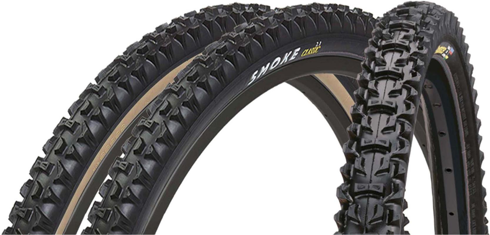 Halfords Panaracer Smoke Classic Folding Tyre Black/Black, 26X2.10 Inch | Extra 8% off for BC Members