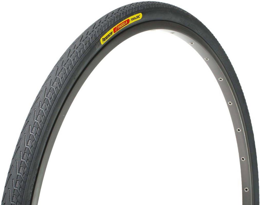 Halfords Panaracer Pasela Wire Bead Urban Tyre, Black/Black, 700X28C | Extra 8% off for BC Members