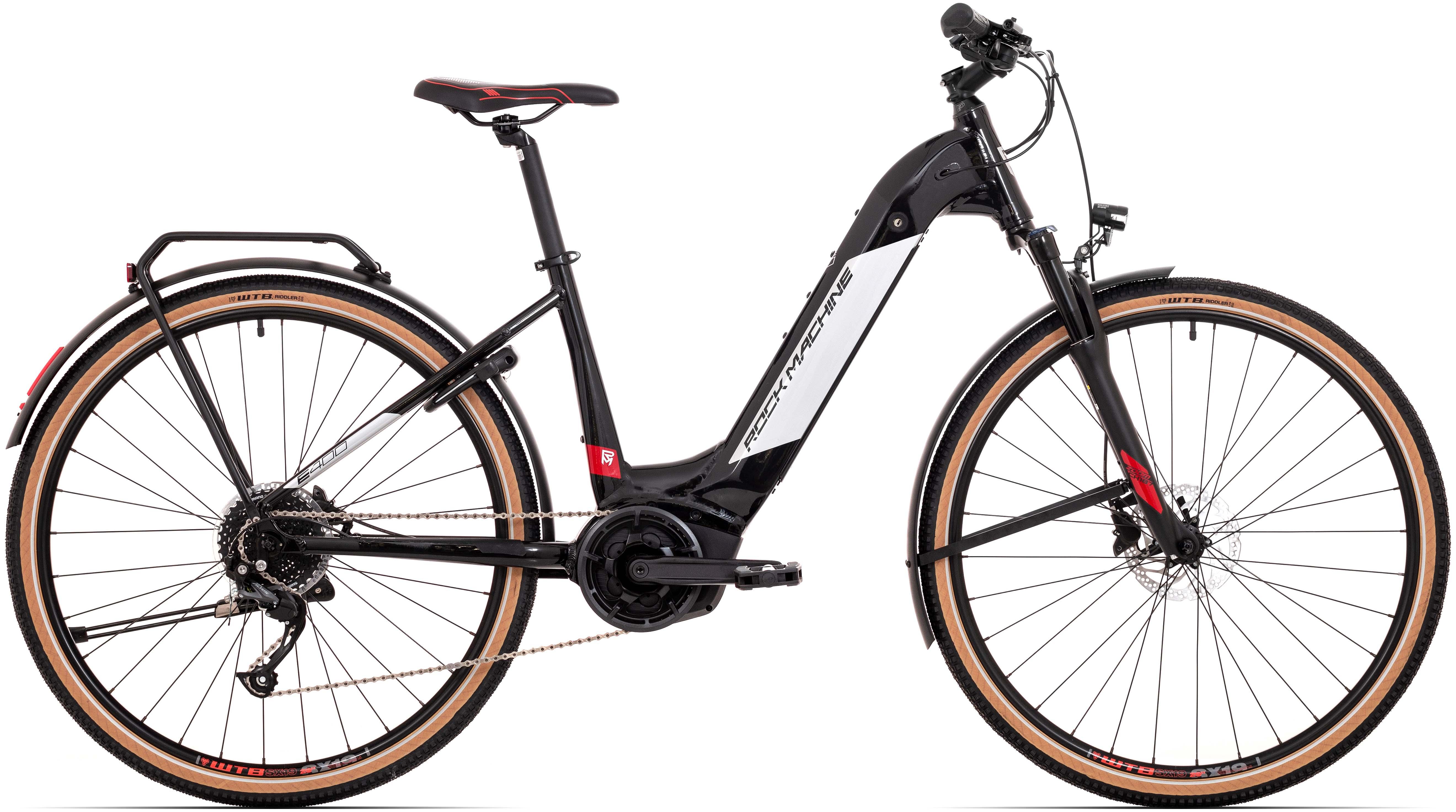 Rockmachine Crossride Int E400 B Touring Mens Electric Hybrid Bike - 15 Inch Frame