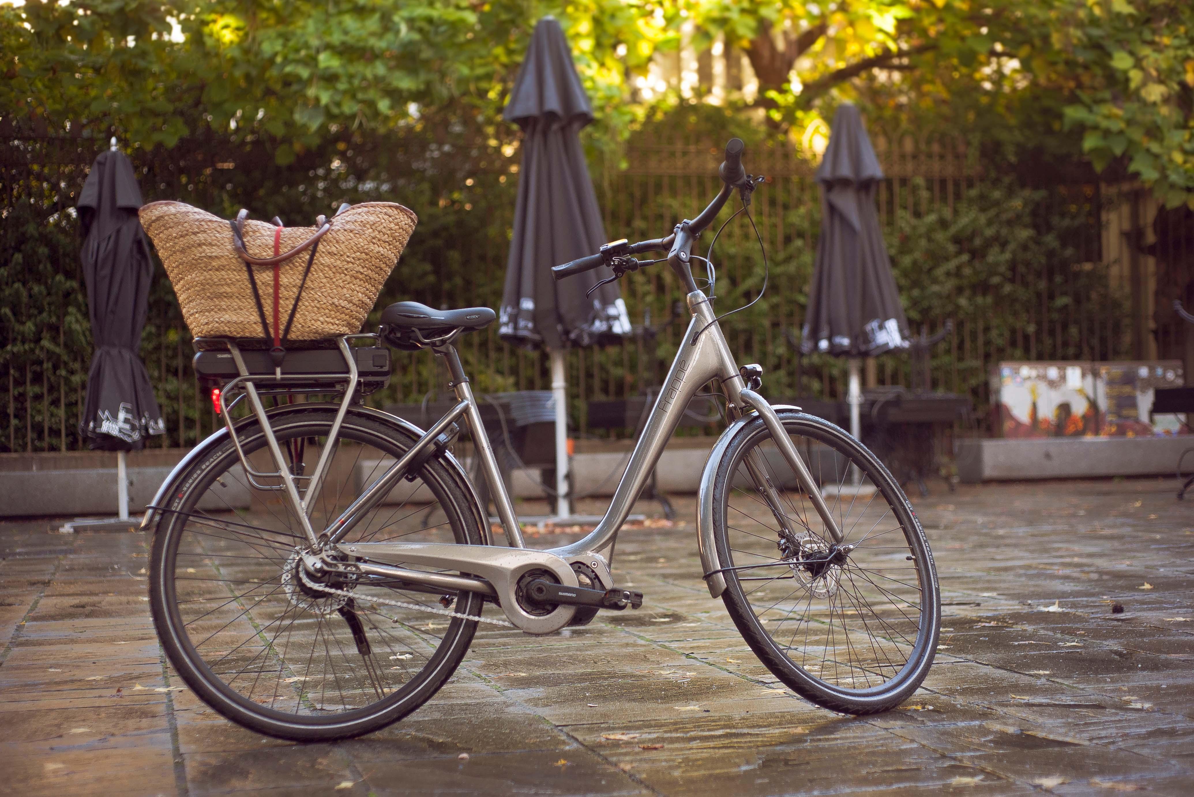 Frappe FSC 401 Electric Hybrid Bike - Grey - S, M Frames