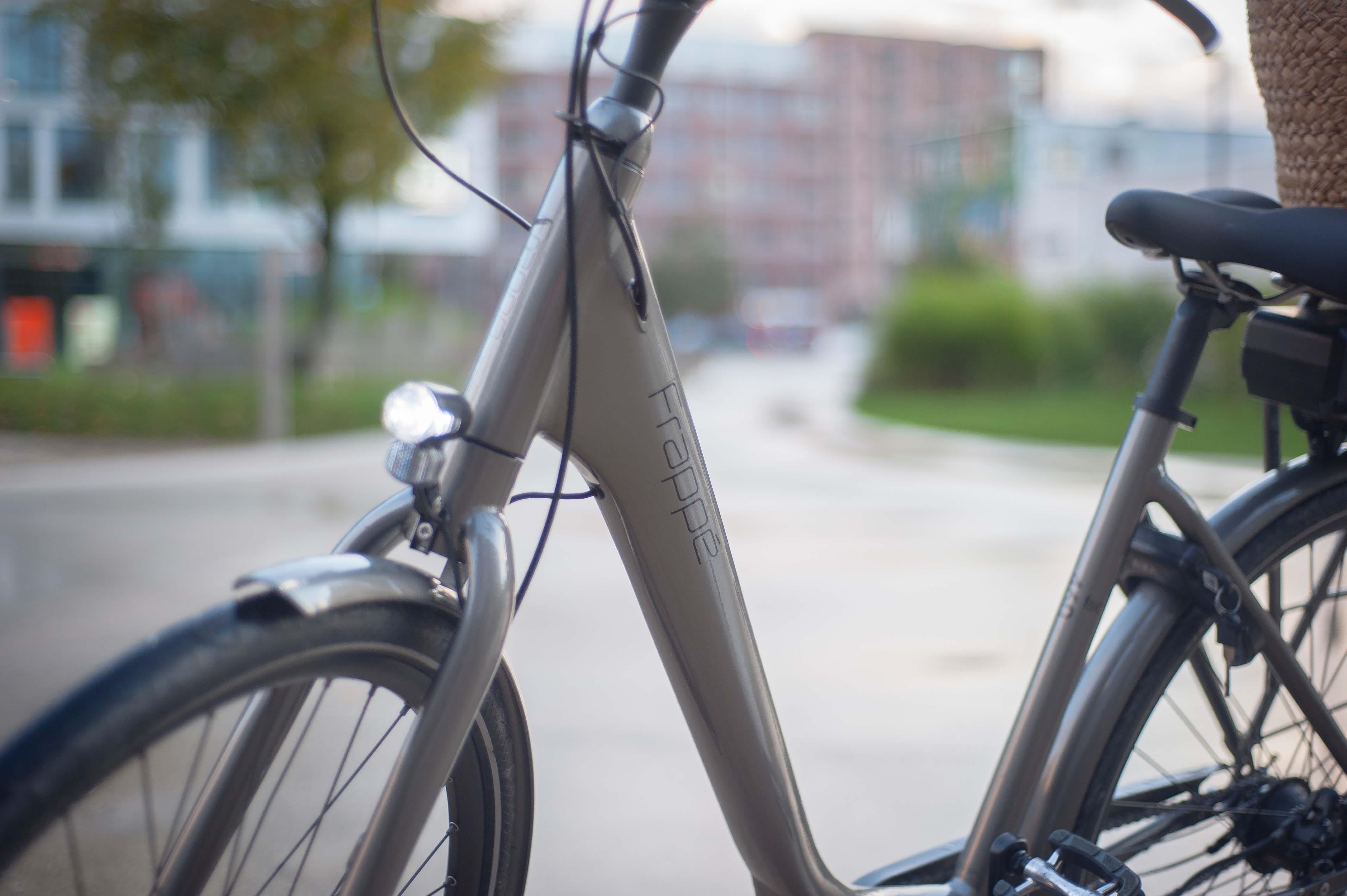Frappe FSC 401 Electric Hybrid Bike - Grey - S, M Frames