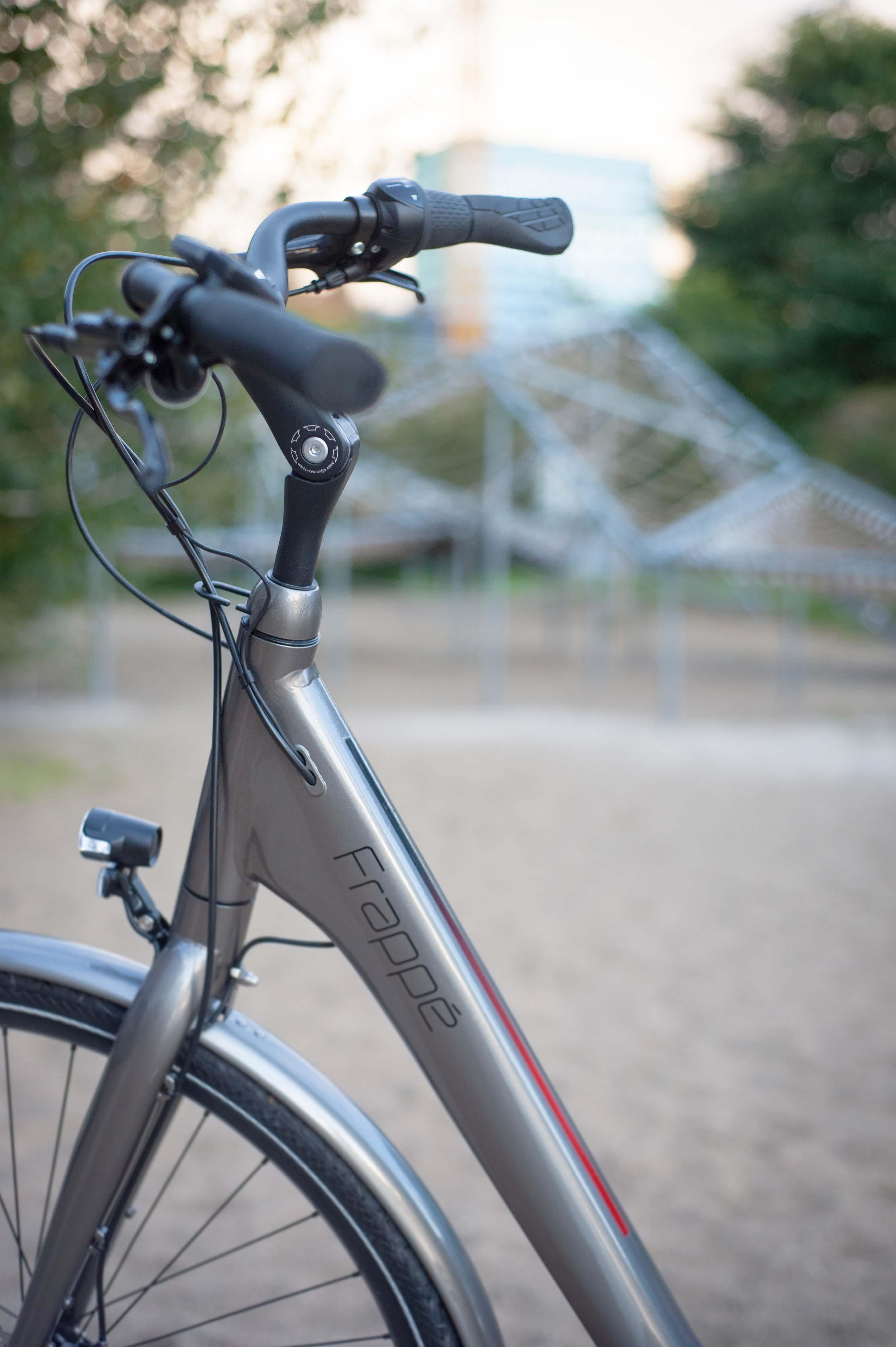 Frappe FSC 401 Electric Hybrid Bike - Grey - S, M Frames