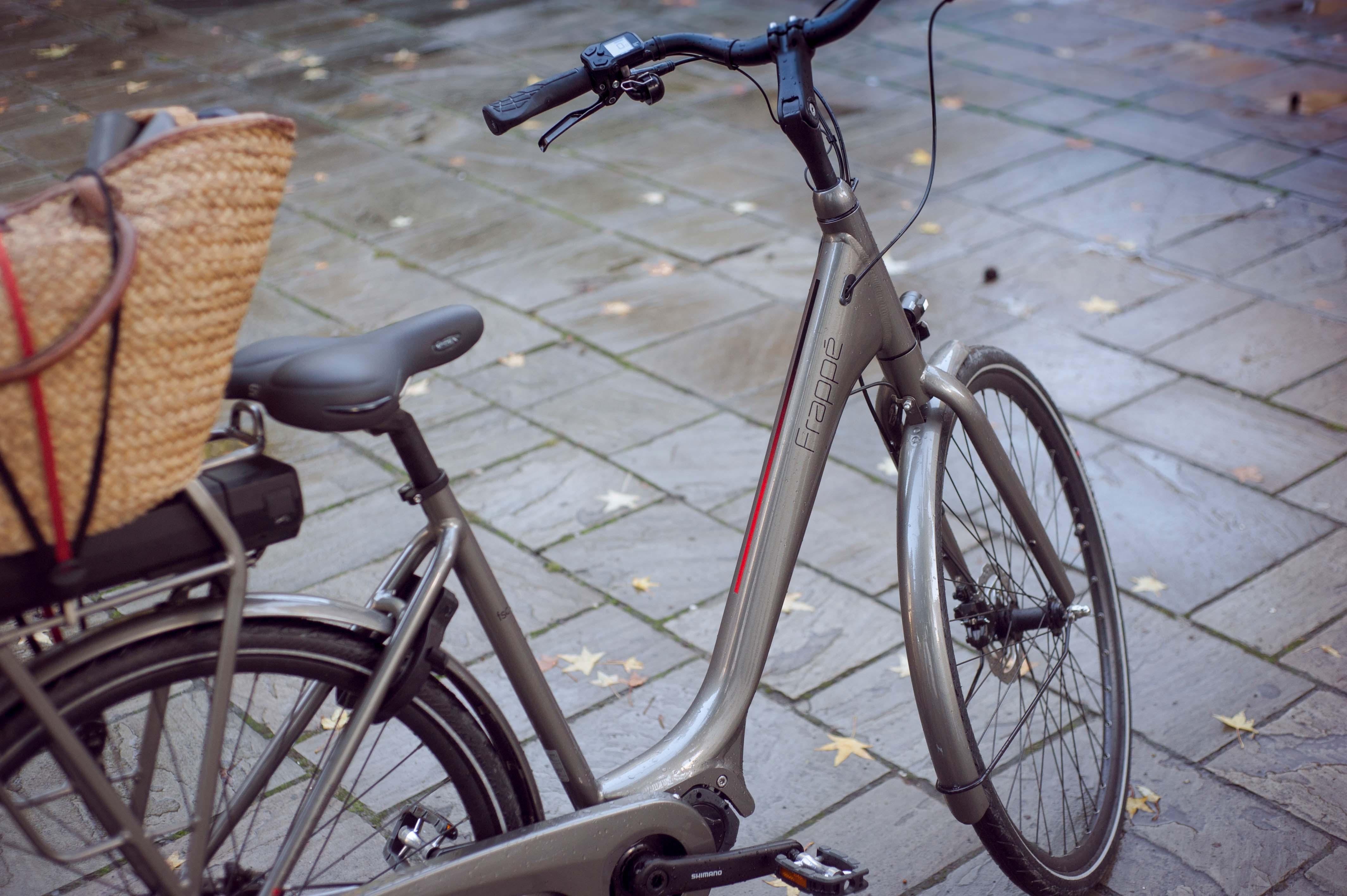 Frappe FSC 401 Electric Hybrid Bike - Grey - S, M Frames