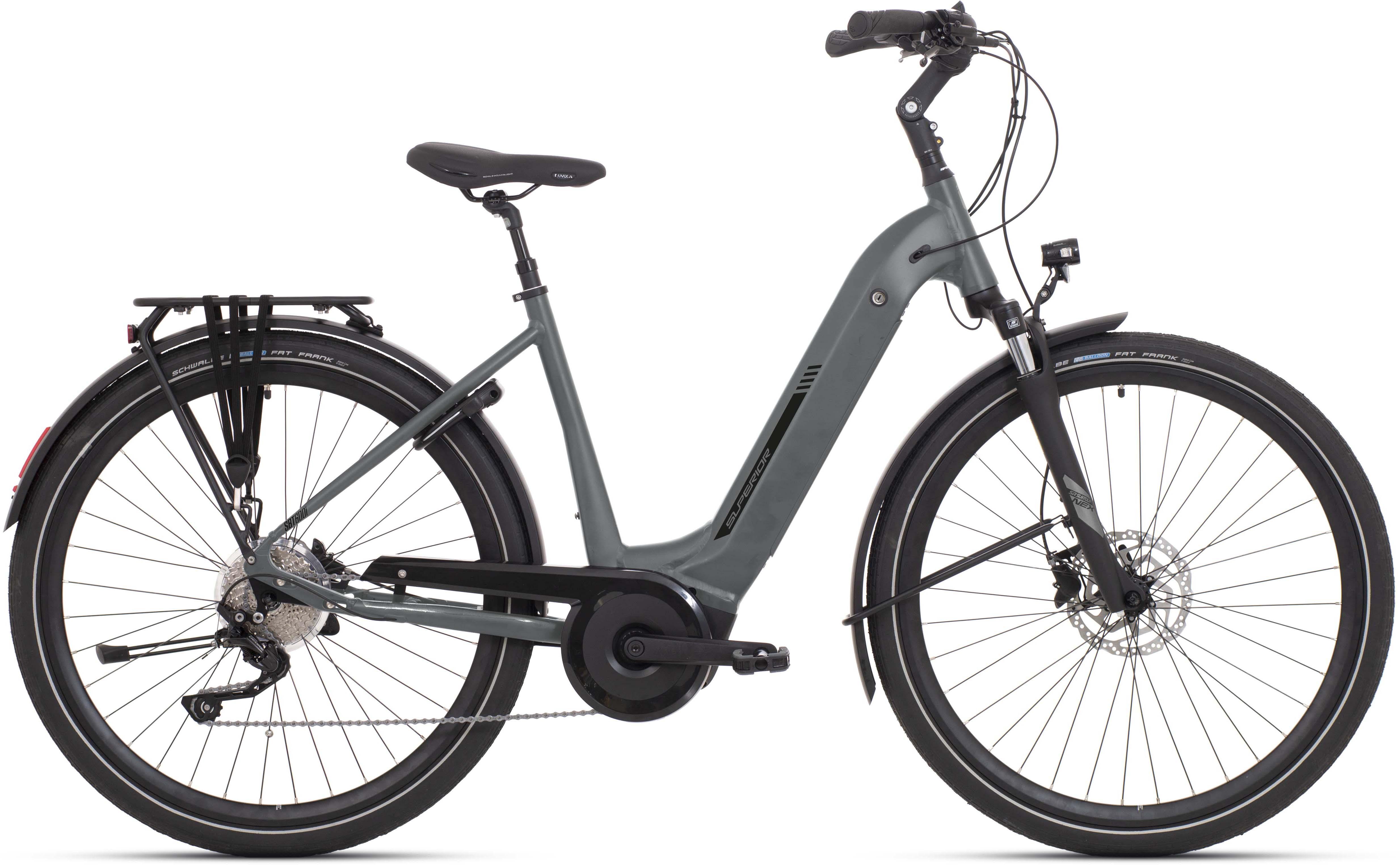 Superior Sbt 600I L Electric Hybrid Bike - Grey - 50Cm Frame