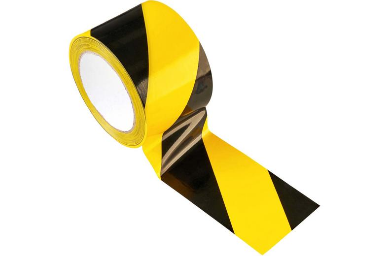Halfords Yellow and Black Adhesive Hazard Warning Tape (TAPE101) Halfords Yellow and Black Adhesive Hazard Warning Tape (TAPE101)