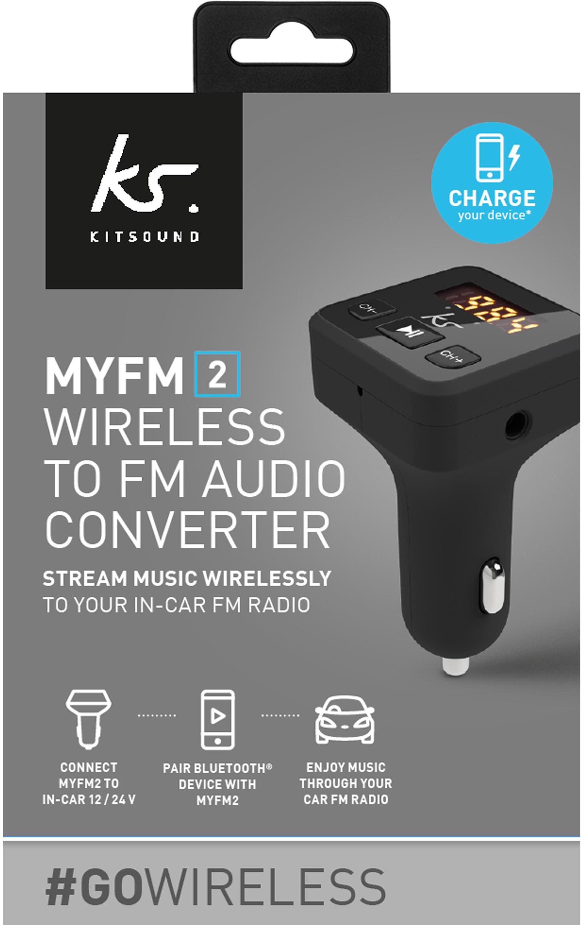 Kitsound Bluetooth to FM Transmitter