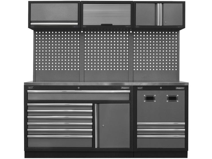 Sealey Modular Storage System Combo - Stainless Steel Worktop