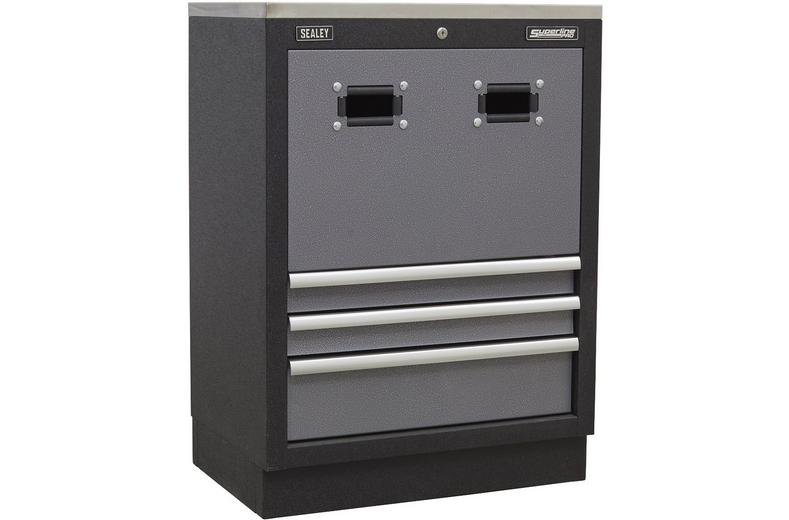 Sealey Modular Storage System Combo - Pressed Wood Worktop Sealey Modular Storage System Combo - Pressed Wood Worktop