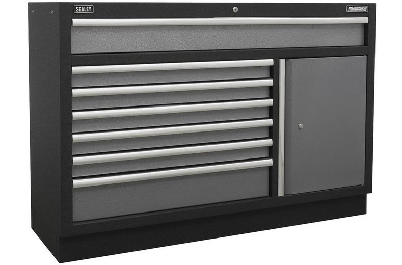Sealey Superline Pro 1.96m Storage System - Stainless Steel Worktop Sealey Superline Pro 1.96m Storage System - Stainless Steel Worktop