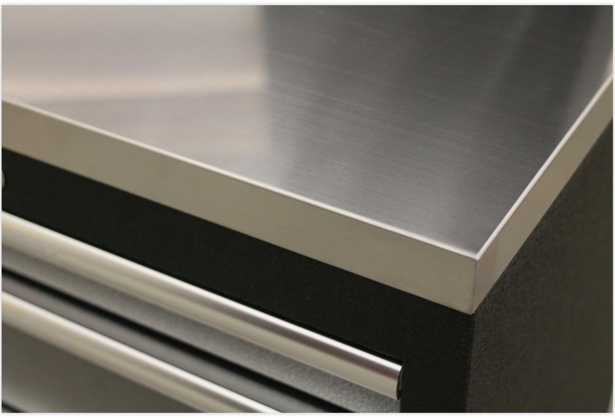 Sealey Superline Pro 1.96m Storage System - Stainless Steel Worktop