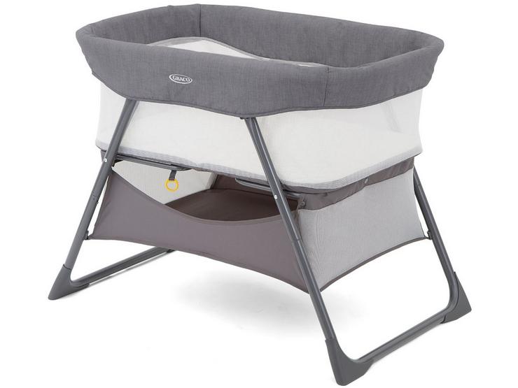 Graco Side-by-Side Bedside Bassinet - Pearl