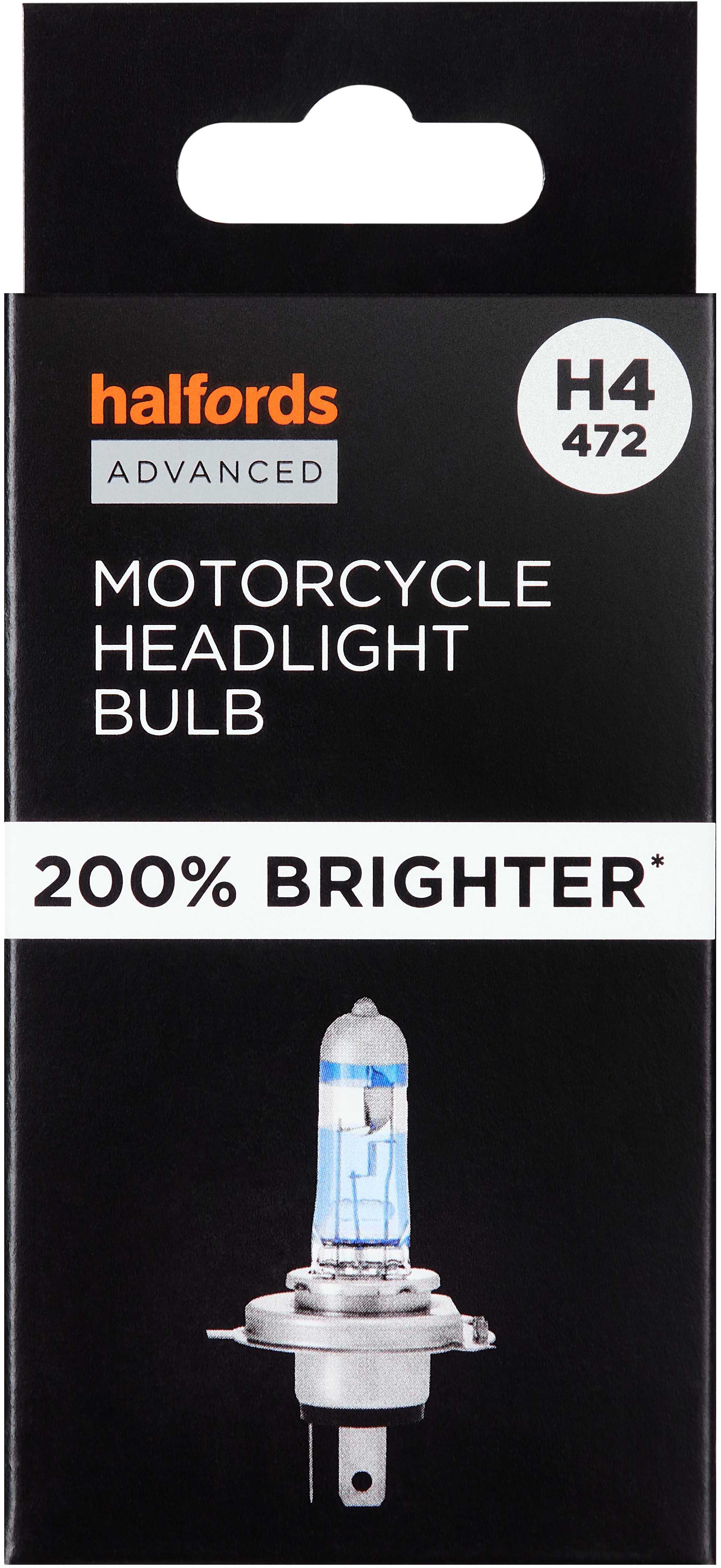 Halfords Motorcycle 200 Brighter H4 Bulb Halfords UK
