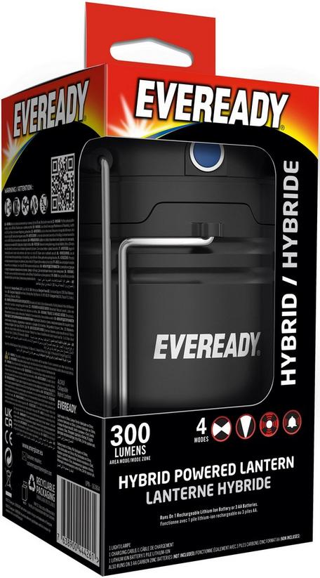 Eveready Collapsible Hybrid Lantern Halfords IE