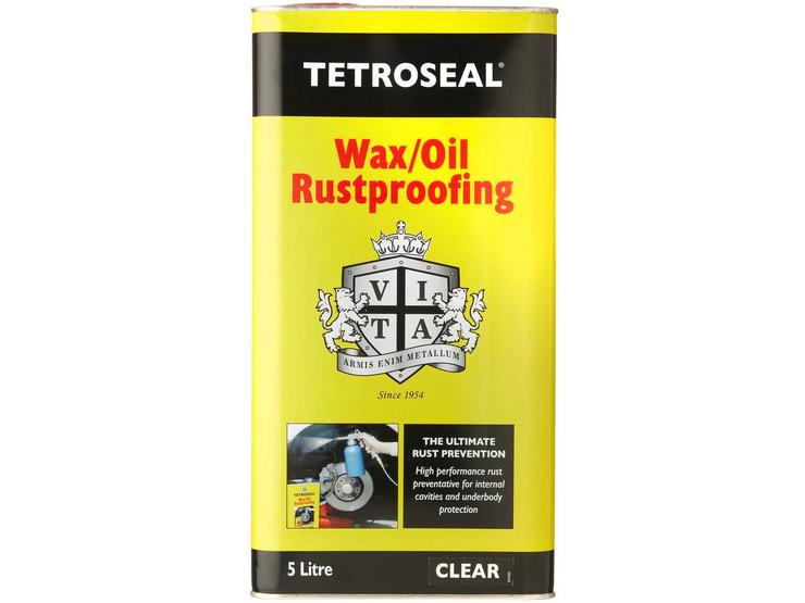 Tetroseal Wax/Oil Rustproof Clear 5L