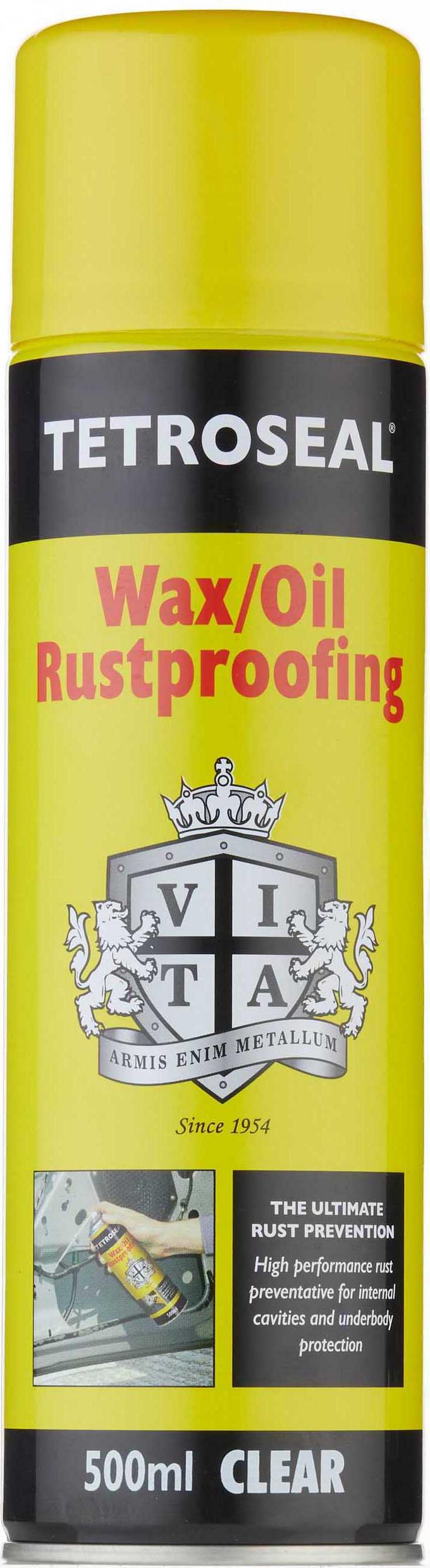 Tetroseal Wax/Oil Rustproof Clear 500ml | Halfords UK