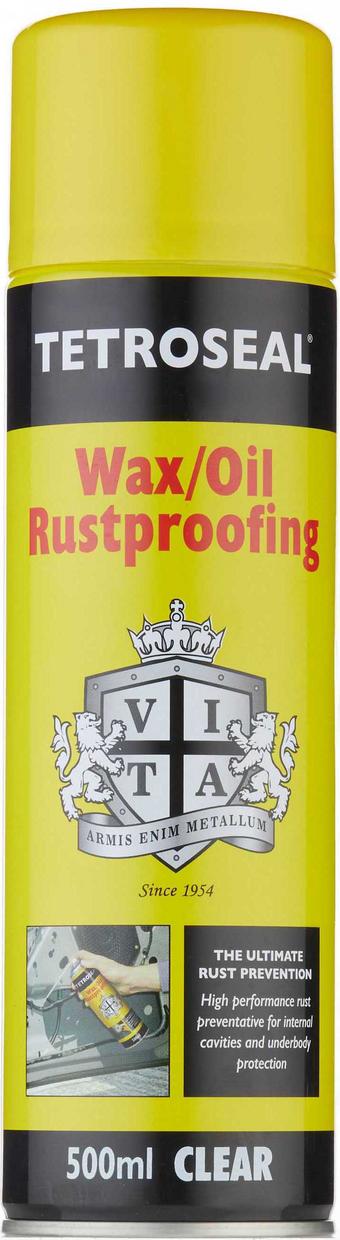 Tetroseal Wax/Oil Rustproof Clear 500ml