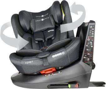 Cozy N Safe Comet Group 0+/1/2/3 360° Rotation Car Seat - Graphite