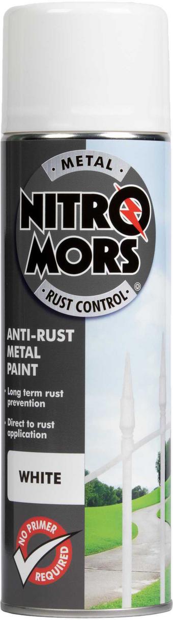 Nitromors Smooth Finish Metal Paint White 500ml