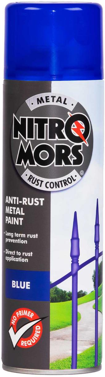 Nitromors Smooth Finish Metal Paint Blue 500ml