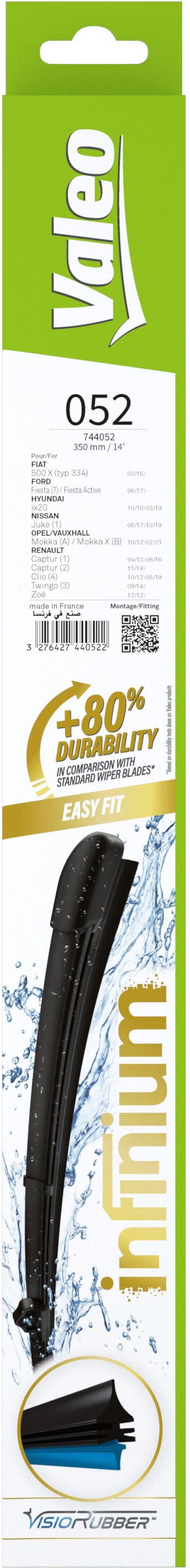 Valeo Infinium Single Wiper Blade 052