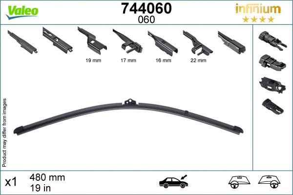 Valeo Infinium Single Wiper Blade 060