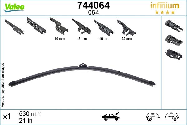 Valeo Infinium Single Wiper Blade 064