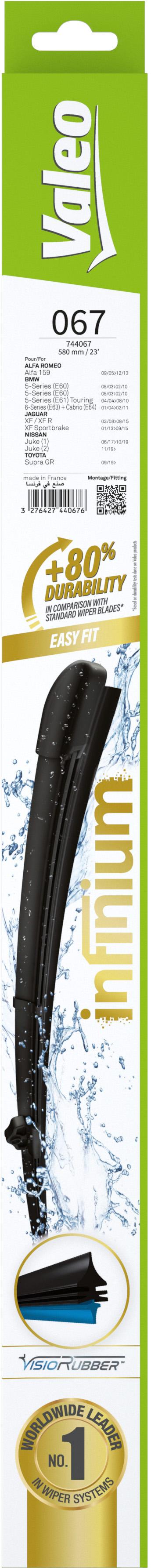 Valeo Infinium Single Wiper Blade 067