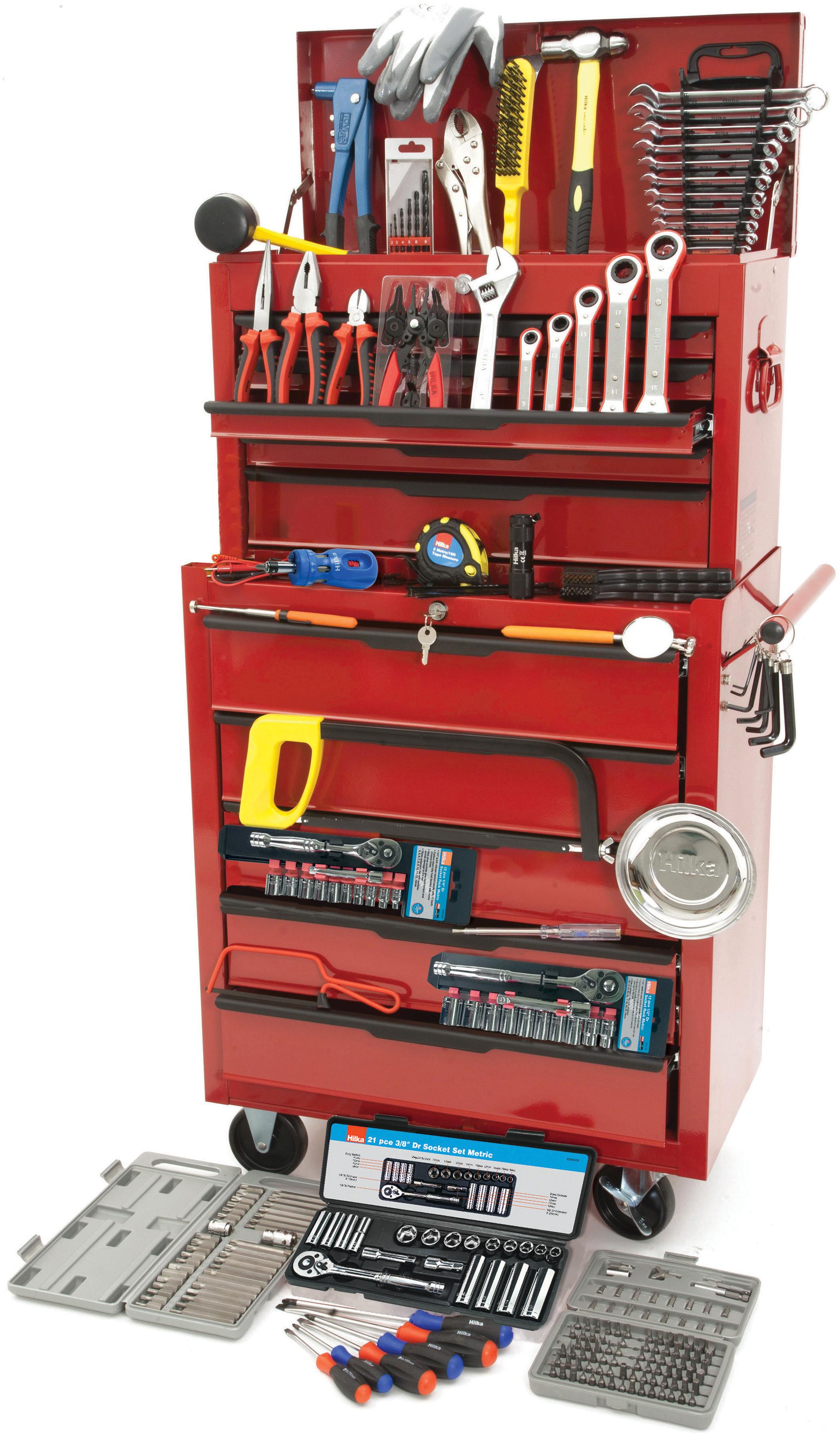 Hilka 271 Piece Tool Kit Hd Tool Chest And Cabinet