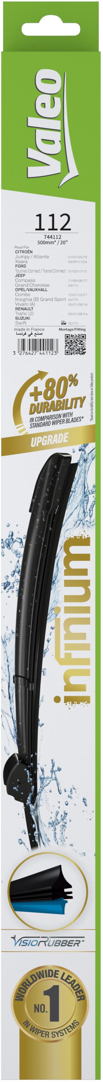 Valeo Infinium Single Wiper Blade 112