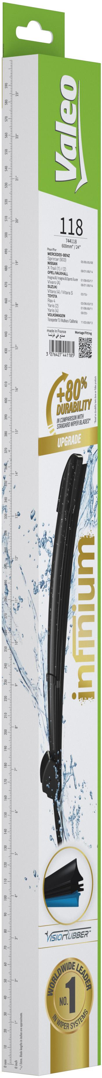 Valeo Infinium Single Wiper Blade 118