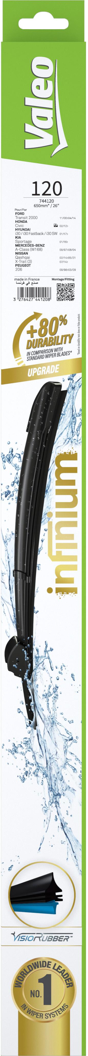 Valeo Infinium Single Wiper Blade 120