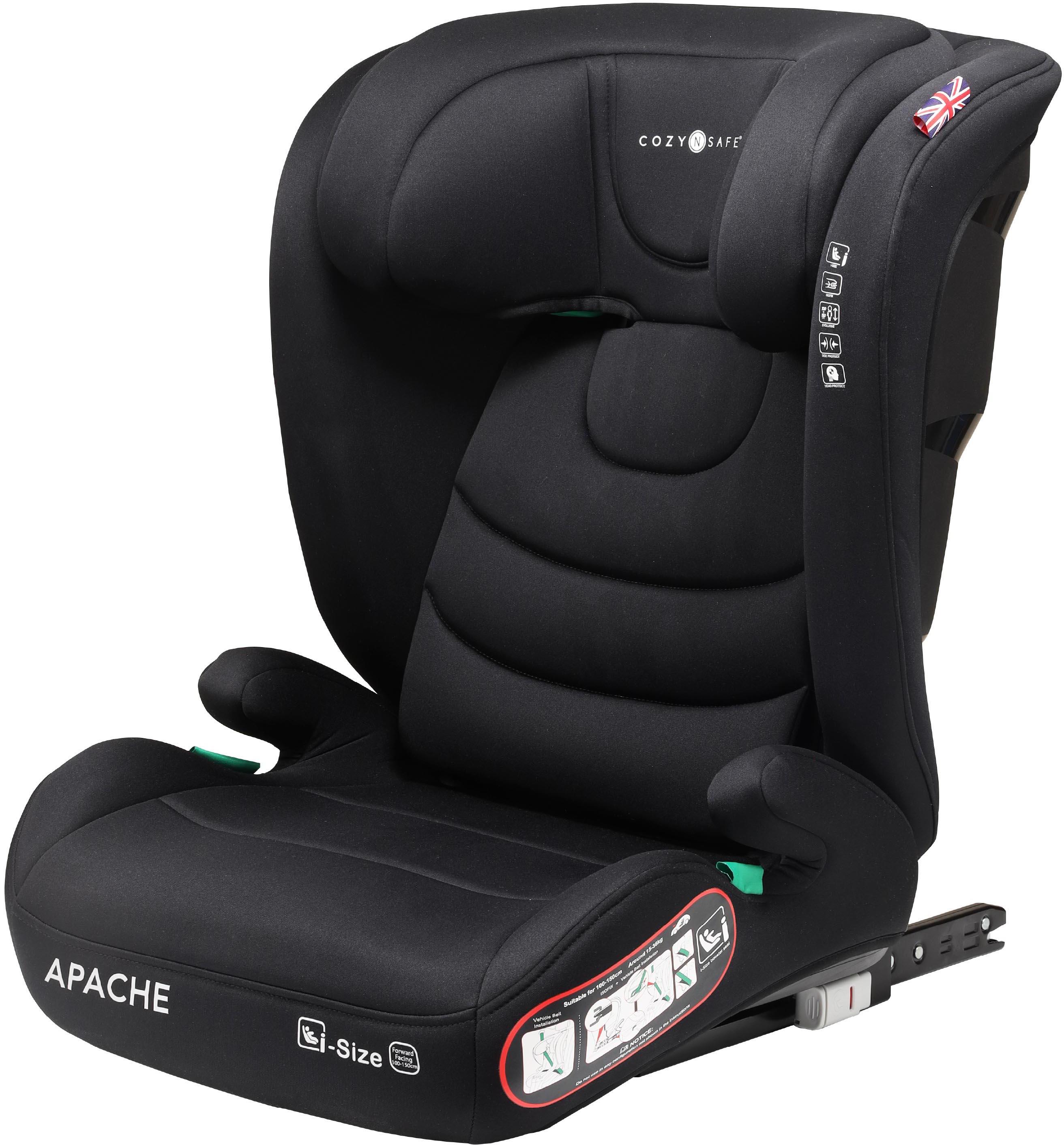 Image of Cozy N Safe Apache I-Size 100-150Cm Car Seat - Onyx
