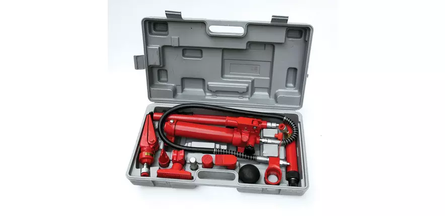 Hydraulisches Ausbeulset 4t   Hydraulic Body-Frame Repair Kit Capacity 4ton 