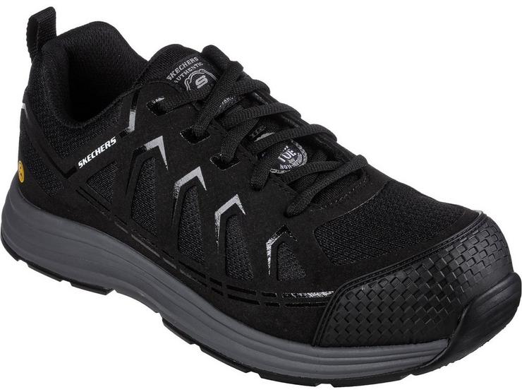 Skechers Malad II Mens Safety Trainers - Black
